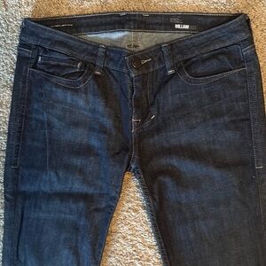 Dark high quality denim w sparkle detail pockets